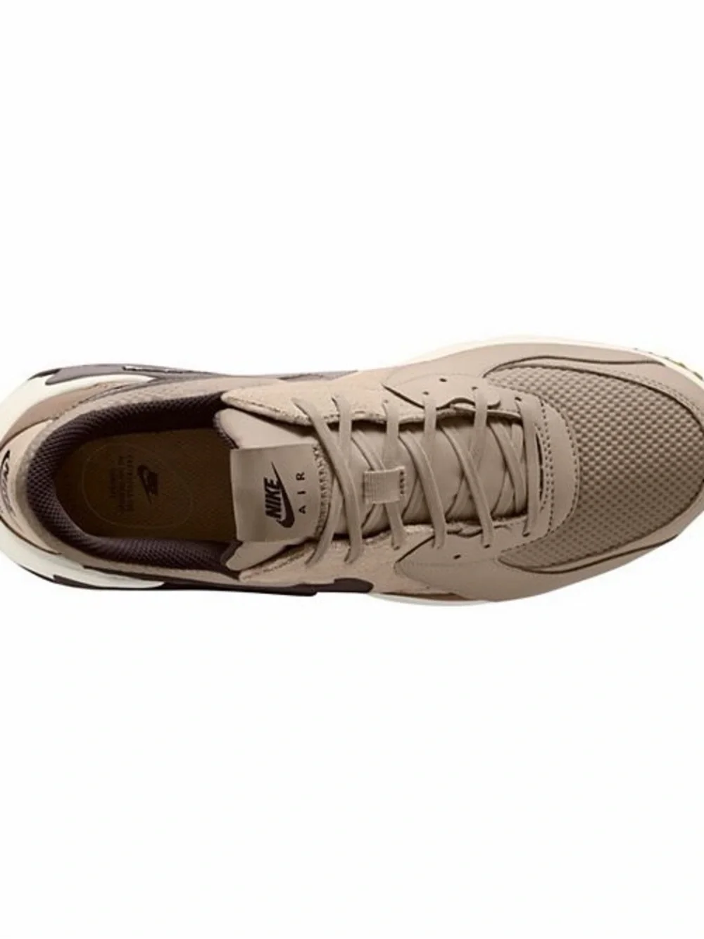 Nike Air Men's Taupe/Beige Low-Top Sneakers, Size 10 1/2
